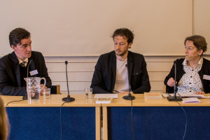 Panel Martin K, Nils H och Janina